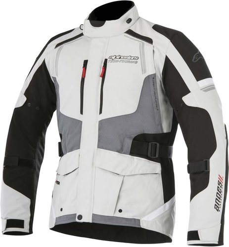 Alpinestars Andes V2 Drystar Waterdichte Jas Zwart Grijs Xl alpinestars kopen in de aanbieding