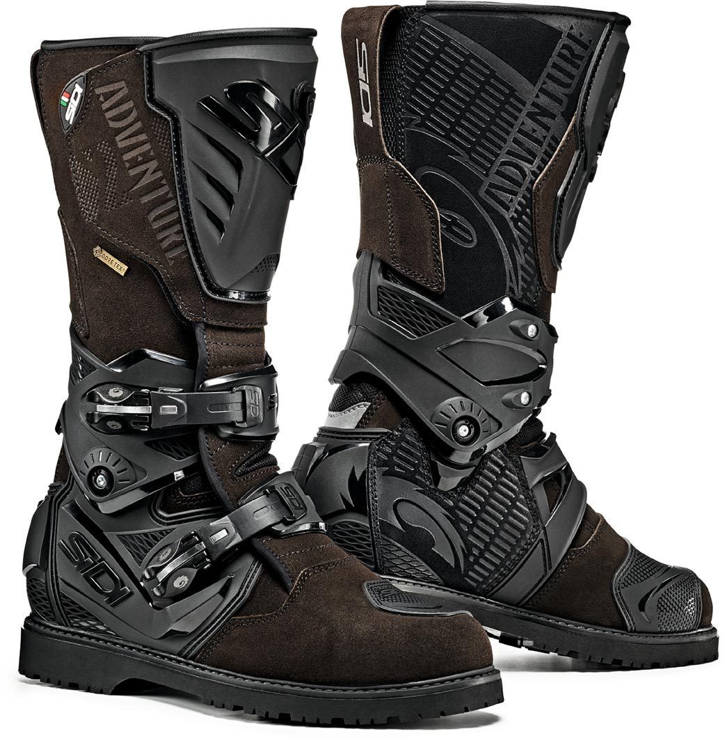 Sidi Adventure 2 Gore-Tex Motorcycle Boots Bottes de moto Brun 39