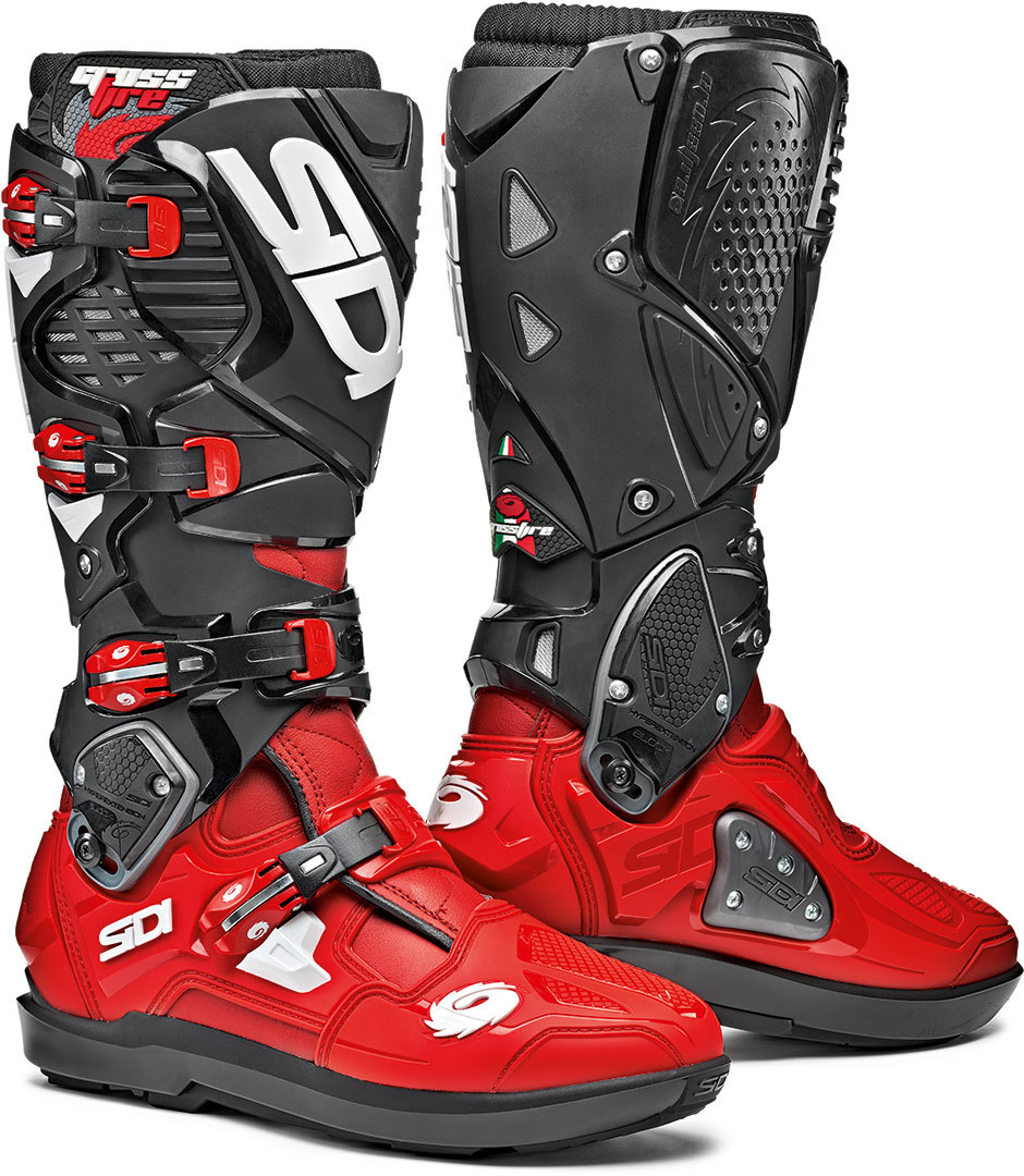 Image of Bottes cross Sidi CROSSFIRE 3 SRS ROUGE/ROUGE/NOIR 2022