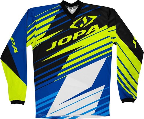 Jopa Shiver Mx Jersey Blauw Geel jopa kopen in de aanbieding