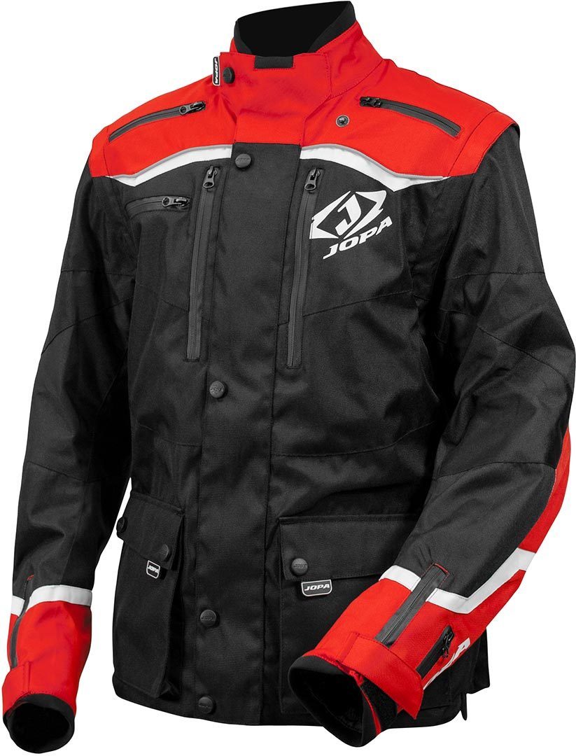 Image of Jopa Factory Veste Enduro Noir Blanc Rouge S