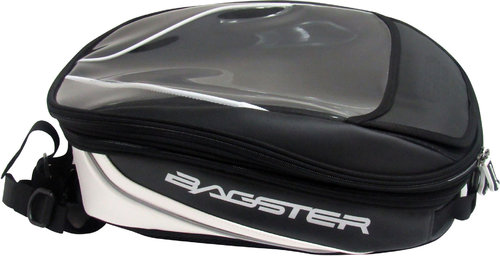 Bagster Roader Tank Tas Zwart Wit Een Maat bagster kopen in de aanbieding