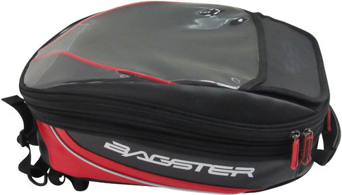 Bagster Roader Tank Tas Zwart Rood Een Maat bagster kopen in de aanbieding