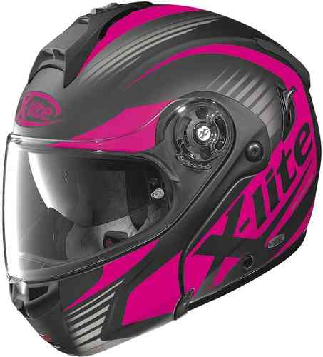 Xlite X Lite X 1004 Nordhelle N Com Helm Zwart Pink xlite kopen in de aanbieding