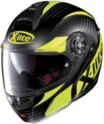 Xlite X Lite X 1004 Nordhelle N Com Helm Zwart Geel xlite kopen in de aanbieding