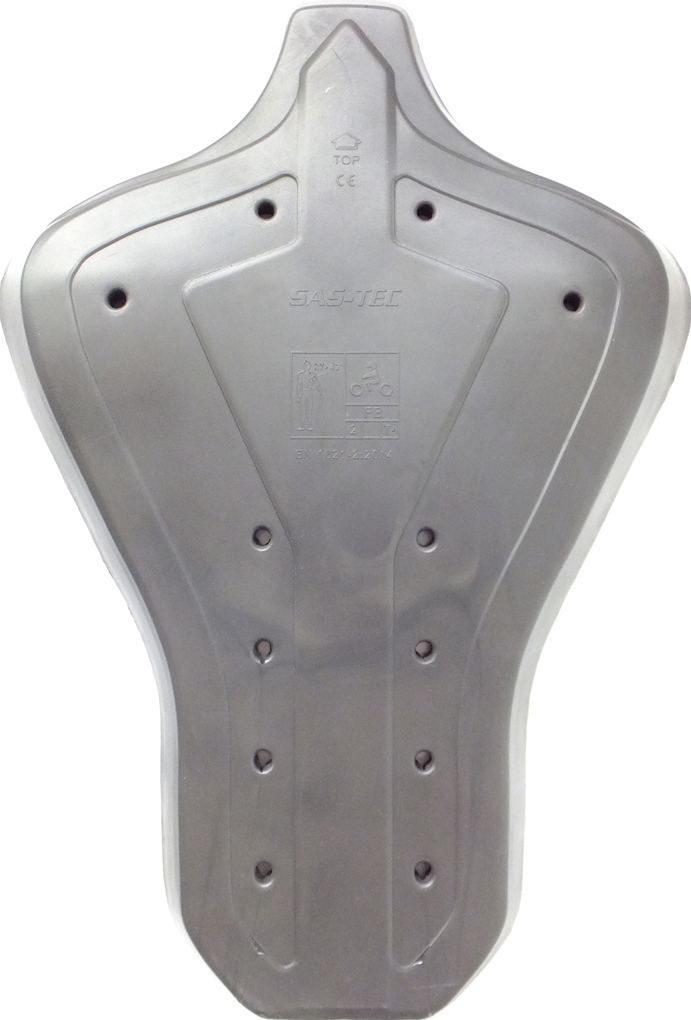 Image of SAS-TEC SC-1/16 Back Protector Protecteur de dos Gris unique taille