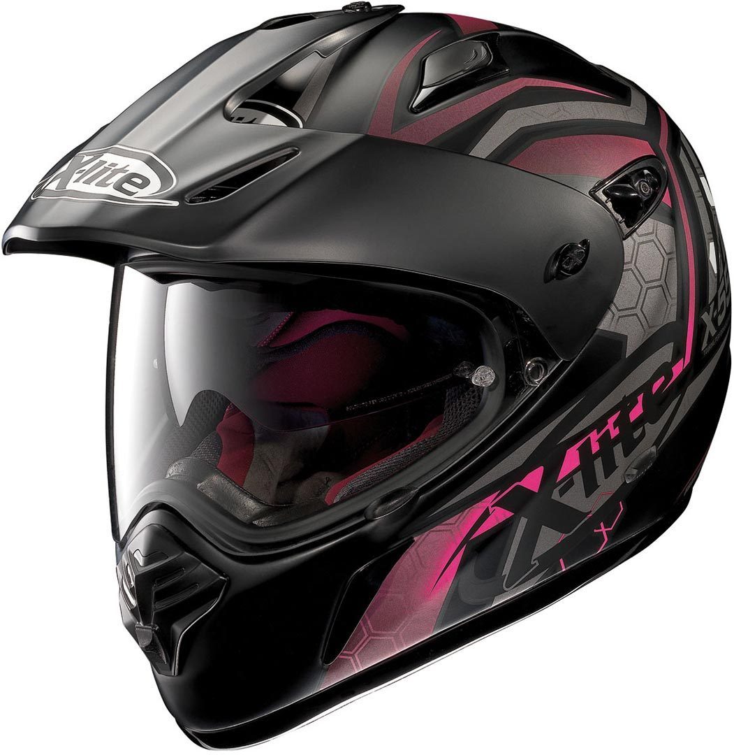 X-Lite X-551 GT Kalahari N-Com Casque Enduro Noir Rose XS