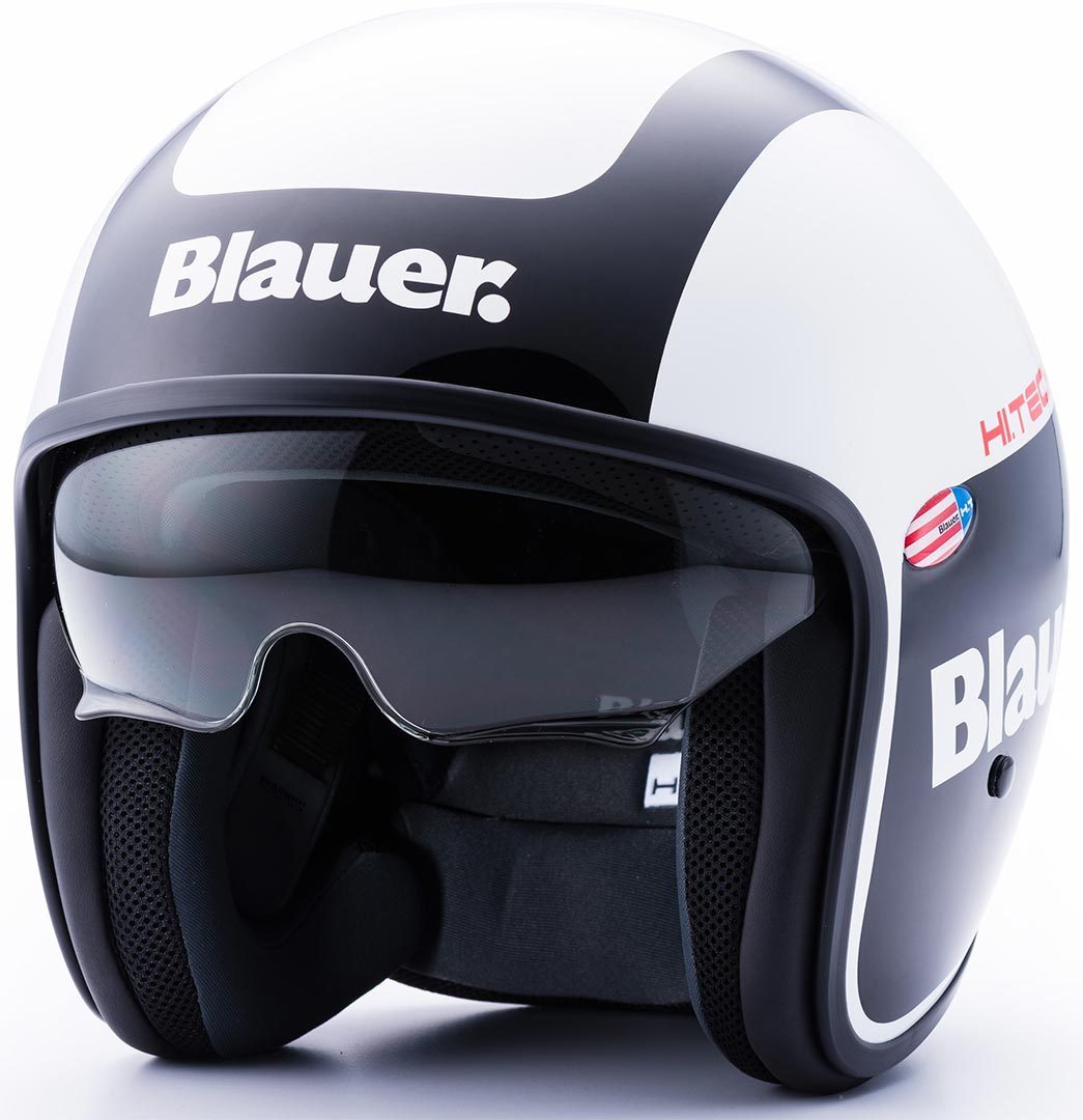 Blauer Pilot 1.1 Graphic G Casque jet Noir Blanc S