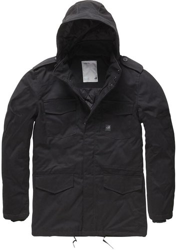 Vintage Industries Darren Parka Jas Zwart 3Xl vintage industries kopen in de aanbieding