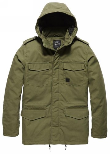 Vintage Industries Darren Parka Jas Groen 3Xl vintage industries kopen in de aanbieding