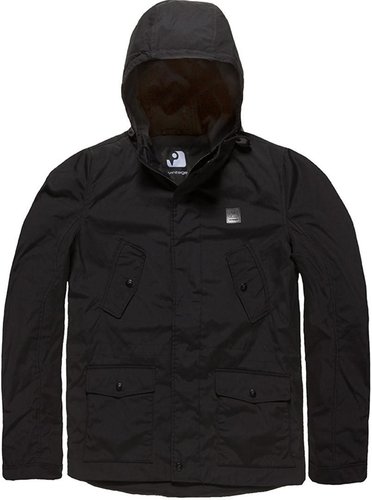 Vintage Industries Clyde Parka Jas Zwart Xl vintage industries kopen in de aanbieding Vintage Industries Clyde Parka Jas Zwart Xl vintage industries kopen in de aanbieding