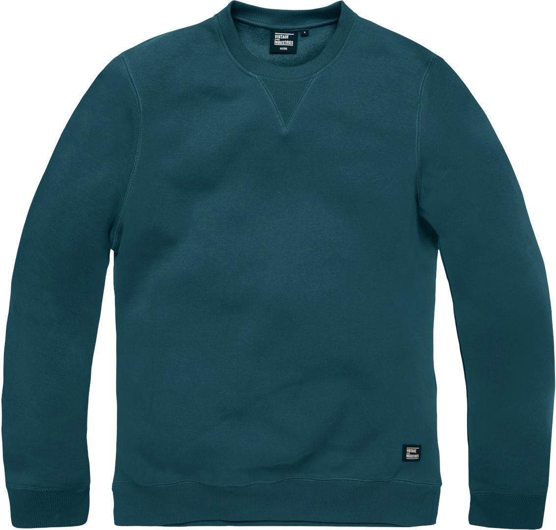 Vintage Industries Greeley Crewneck Sweatshirt Bleu S