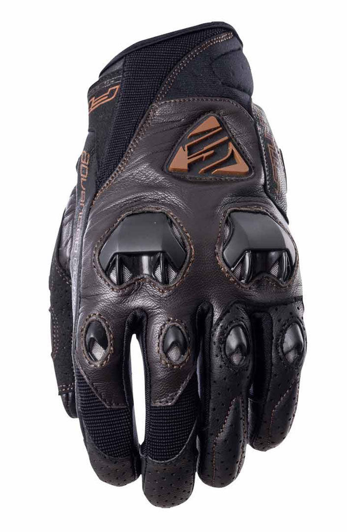 Five Stunt Evo Replica Leather Gants Brun XL