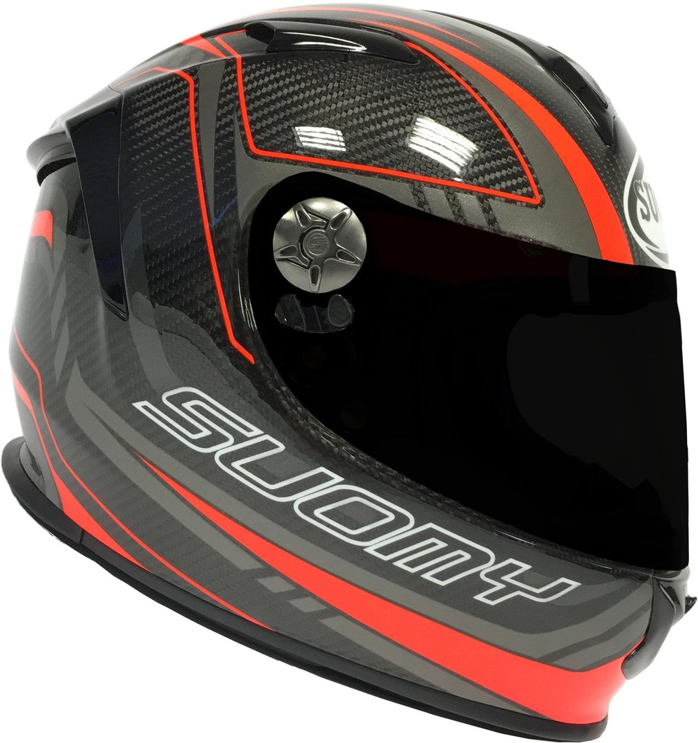Suomy SR-Sport Carbon Red Casque Charbon XS
