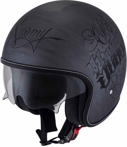 Suomy Rokk Oldschool Jet Helm Zwart Grijs Xl suomy kopen in de aanbieding Suomy Rokk Oldschool Jet Helm Zwart Grijs Xl suomy kopen in de aanbieding