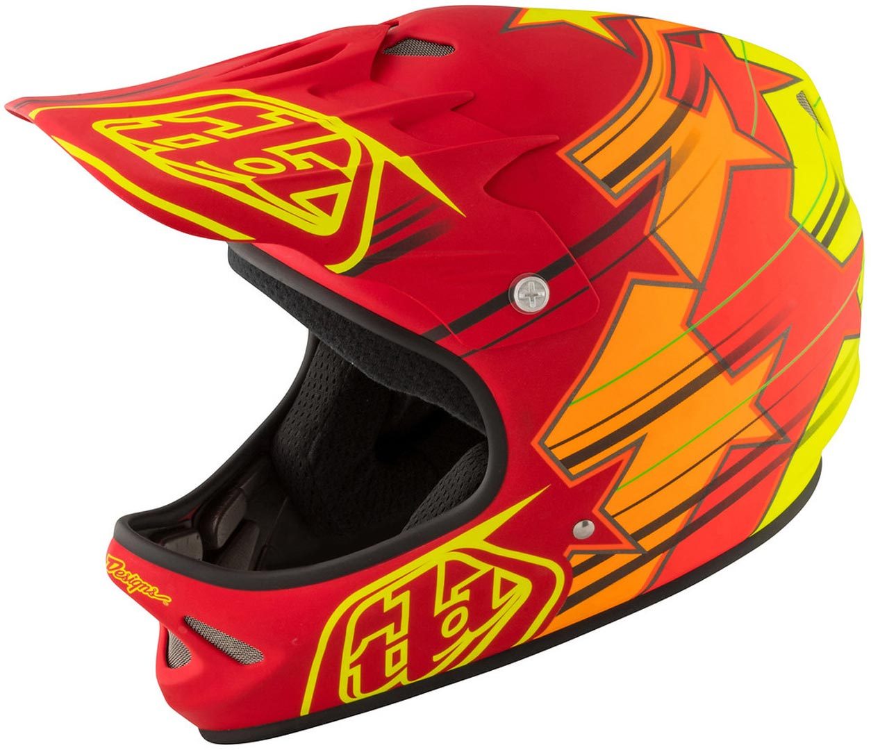 Troy Lee Designs D2 Fusion Casque de vélo Rouge XS S