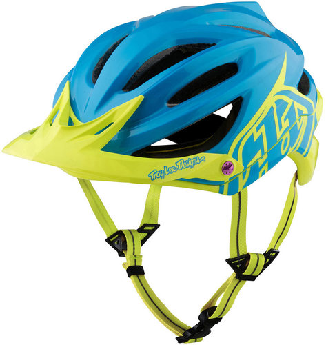 Troy Lee Designs A2 Mips Decoy Fiets Helm Zwart Geel Xs troy lee designs kopen in de aanbieding