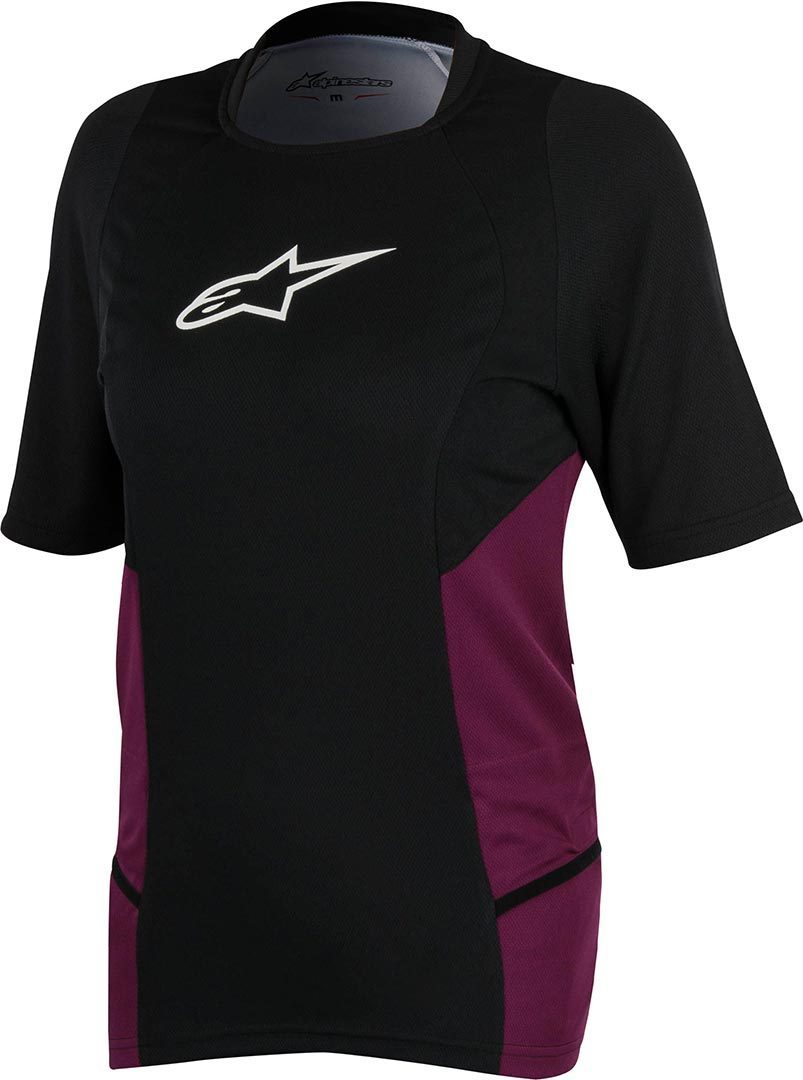 Alpinestars Stella Drop 2 SS Maillot de vélo dames Noir Pourpre M
