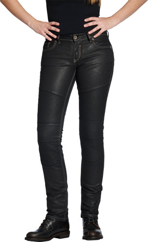 Rokker The Diva Biker Style Broek Voor Dames Zwart 29 rokker kopen in de aanbieding