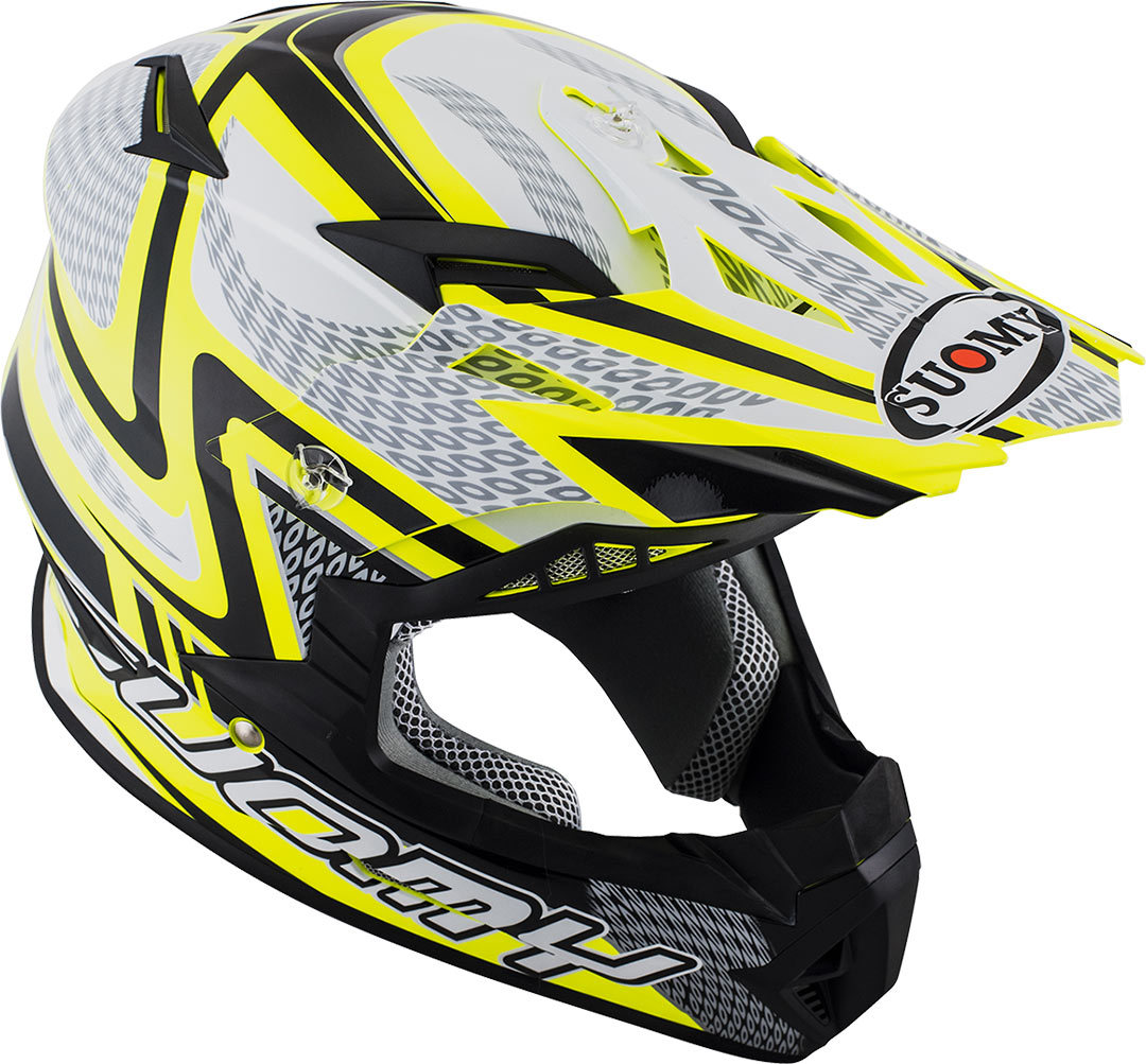 Suomy Rumble Snake Casque de motocross Jaune S