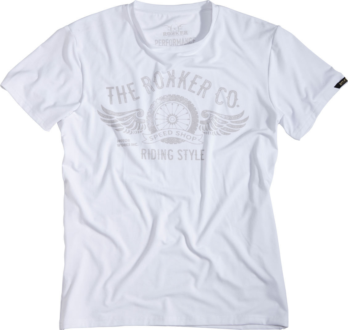 Rokker Performance Riding Style T-Shirt Blanc XS