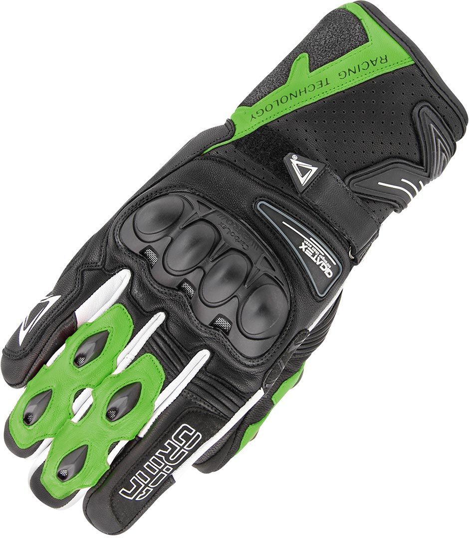 Orina Stream Gants Noir Vert S