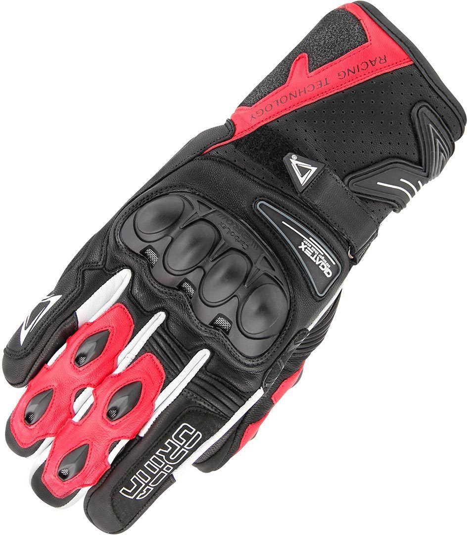 Orina Stream Gants Noir Rouge S