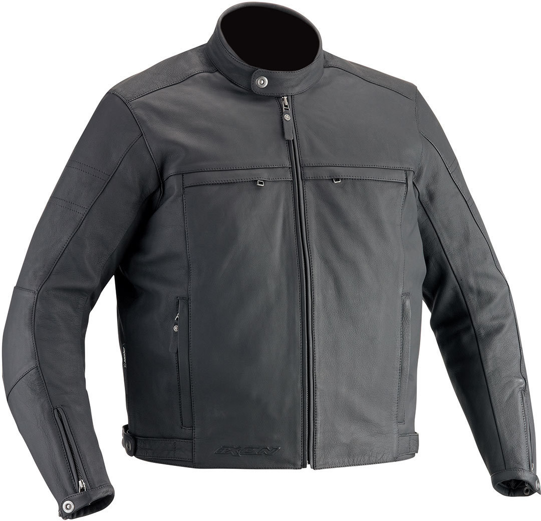Ixon Copper Slick C Veste en cuir de moto surdimensionné Noir 2XL