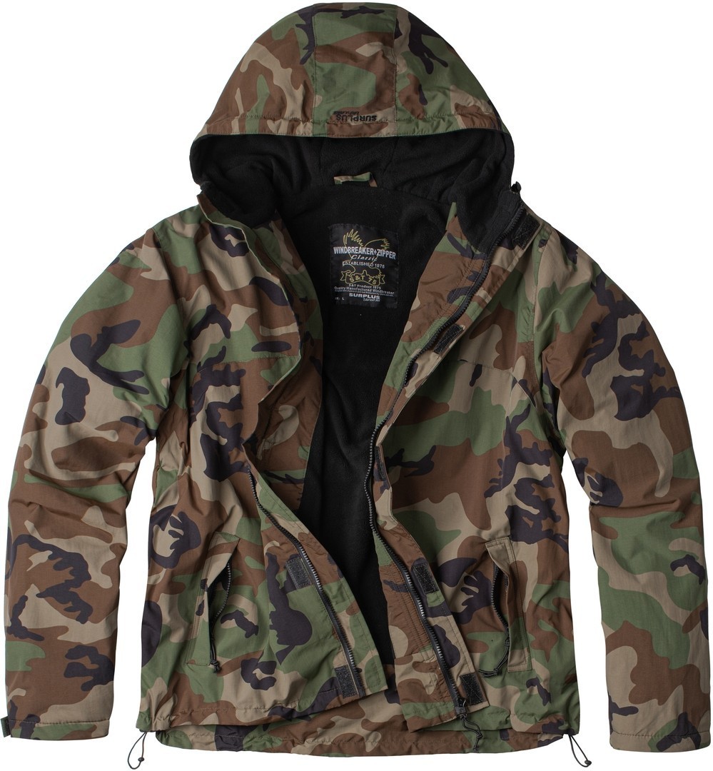 Surplus Zipper Windbreaker Veste Multicolore L