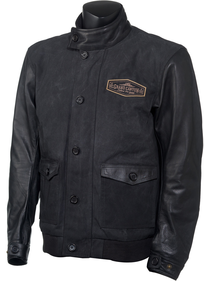 Image of Grand Canyon Hillberry Veste en cuir Noir M