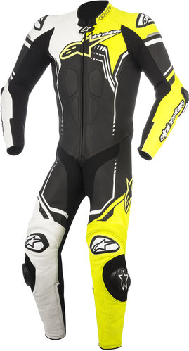 Alpinestars Gp Plus V2 Een Stuk Leder Pak Zwart Wit Geel 52 alpinestars kopen in de aanbieding