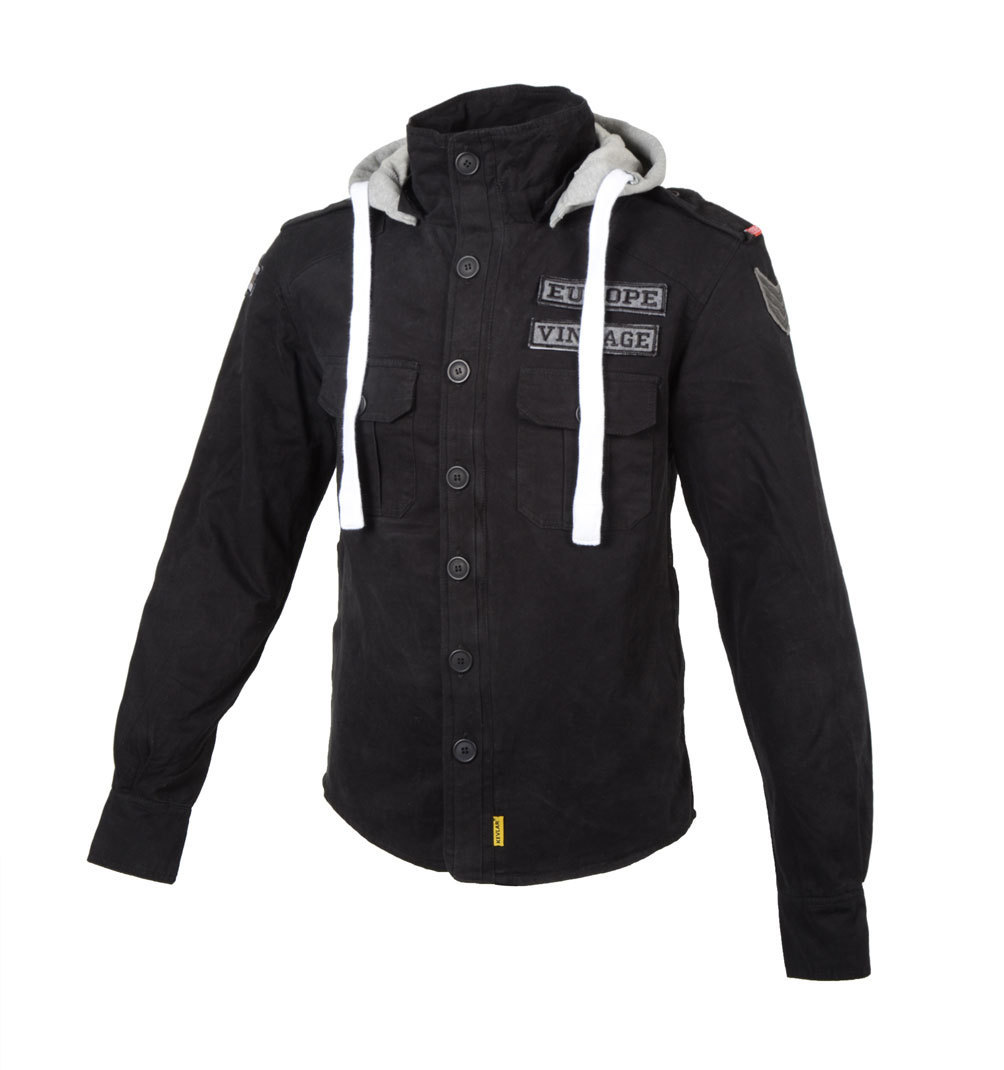 Image of Booster Army Sweat à capuche moto Noir L