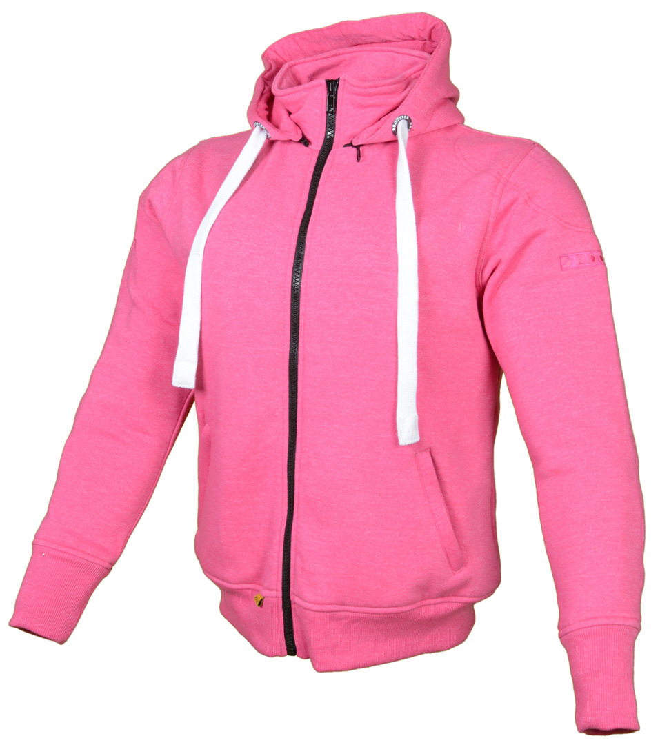 Image of Booster Core Dames de moto Zip Hoodie Rose XL