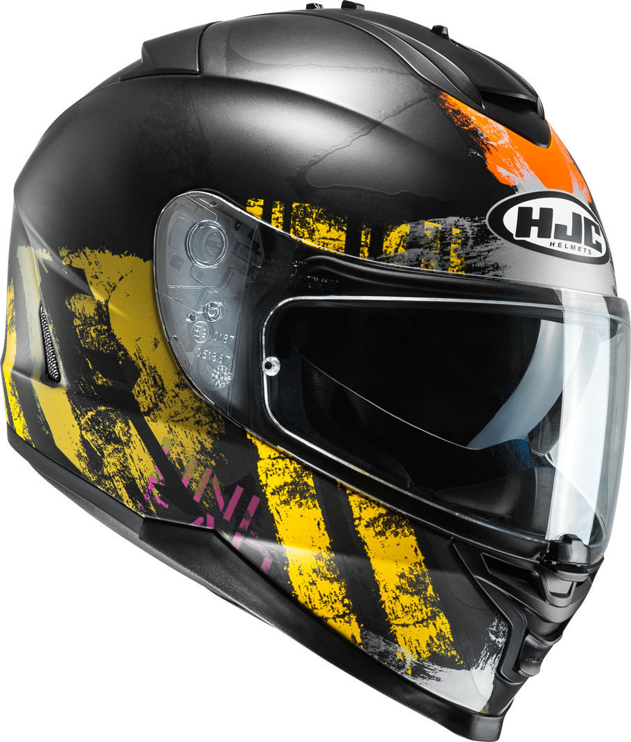 HJC IS-17 Shapy Casque Noir Jaune XS