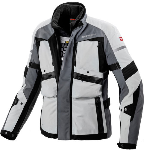 Spidi Globetracker Motorfiets Textiel Jas Zwart Grijs 4Xl spidi kopen in de aanbieding Spidi Globetracker Motorfiets Textiel Jas Zwart Grijs 4Xl spidi kopen in de aanbieding