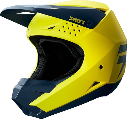 Shift Whit3 Motorcross Helm Blauw Geel shift kopen in de aanbieding Shift Whit3 Motorcross Helm Blauw Geel shift kopen in de aanbieding