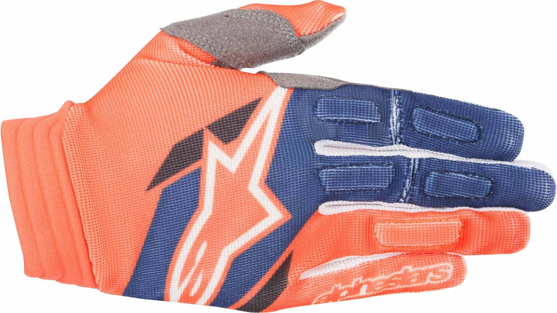 Alpinestars Aviator Gloves 2018 Gants Bleu Orange S