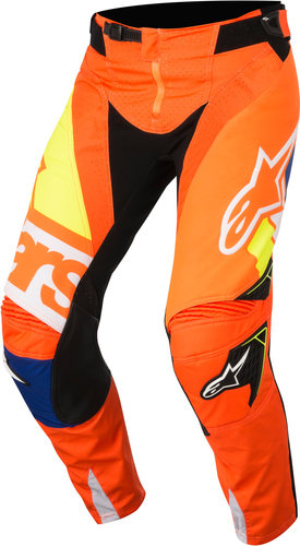 Alpinestars Techstar Factory 2018 Motorcross Broek Zwart Oranje 28 alpinestars kopen in de aanbieding