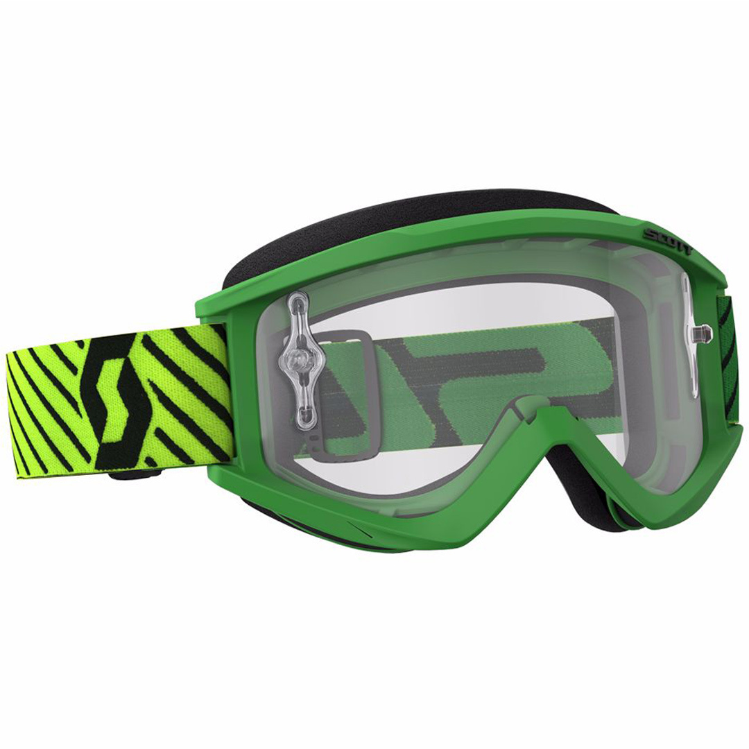 Scott Recoil XI Masques de motocross Clear 2018 Vert Jaune unique taille