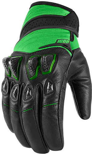 Icon Konflict Handschoenen Zwart Groen icon kopen in de aanbieding Icon Konflict Handschoenen Zwart Groen icon kopen in de aanbieding