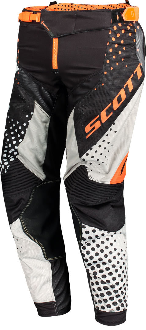 Scott 450 Angled Pantalon de motocross Noir Orange 28