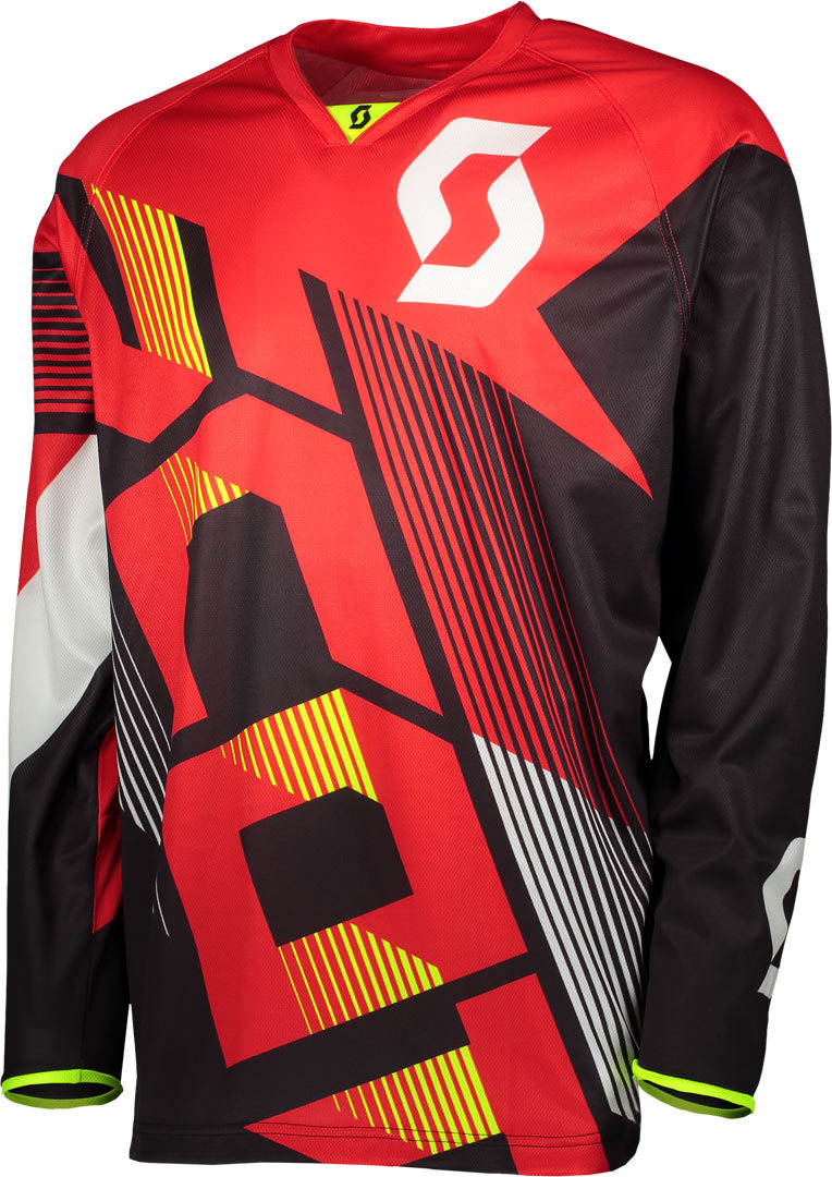Scott 350 Dirt Maillot motocross 2018 Noir Rouge 2XL