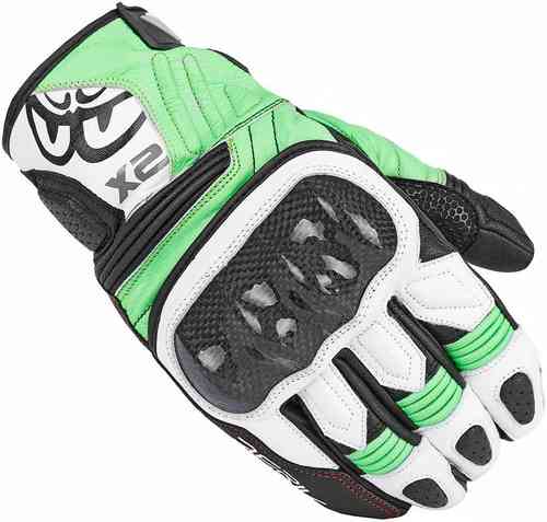 Berik Nexg Motorfiets Handschoenen Zwart Wit Groen Xs berik kopen in de aanbieding