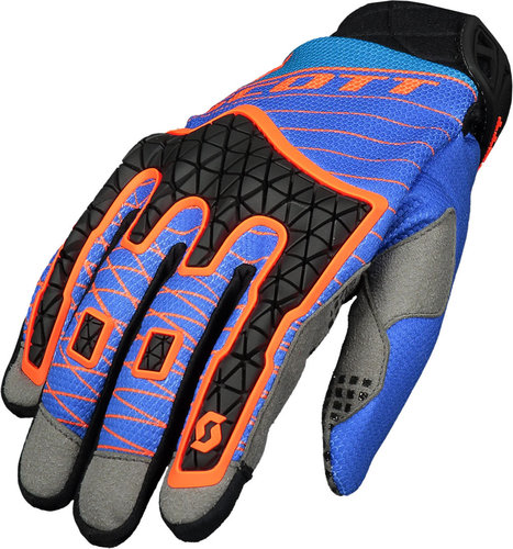Scott Enduro Motorcross Handschoenen Blauw Oranje 2Xl scott kopen in de aanbieding