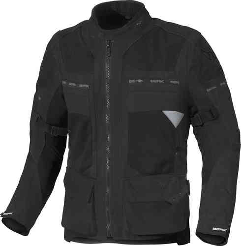 Berik Tour X Waterdichte Motorfiets Textiel Jas Zwart Grijs 58 berik kopen in de aanbieding