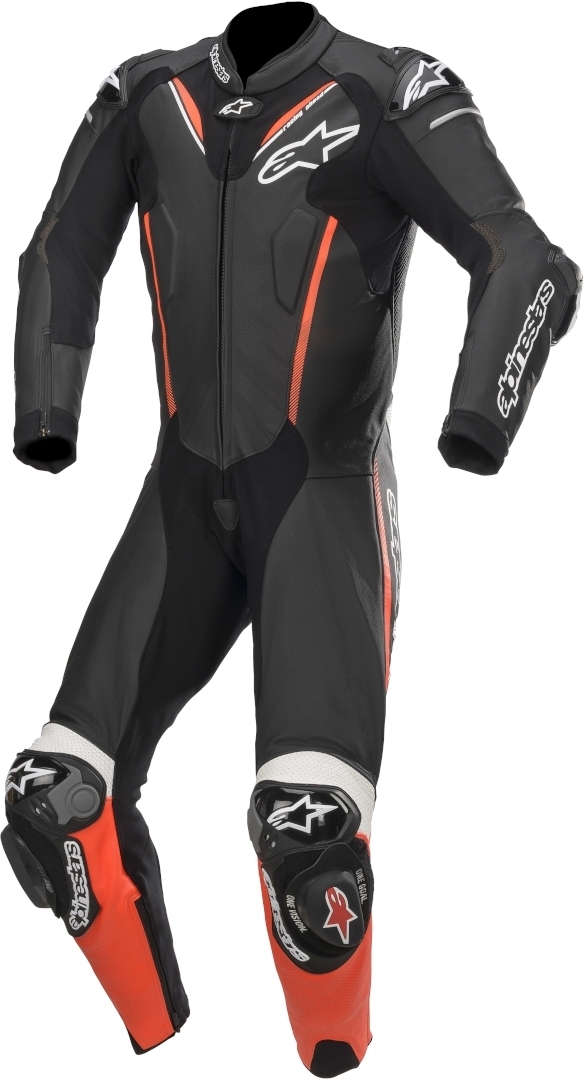Alpinestars Atem 3 Combinaison de cuir d’une seule pièce Noir Blanc Rouge 60