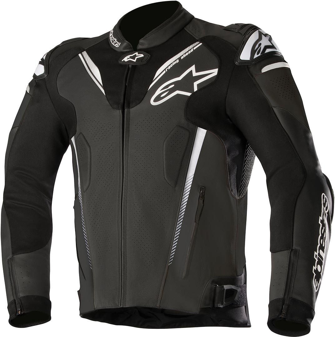 Alpinestars Atem 3 Veste de moto en cuir Noir 54
