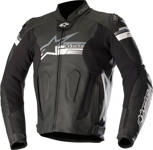 Alpinestars Fuji Motorfiets Lederen Jas Zwart 50 alpinestars kopen in de aanbieding