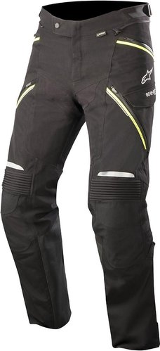 Alpinestars Big Sure Gore Tex Pro Motorfiets Textiel Broek Zwart Geel alpinestars kopen in de aanbieding