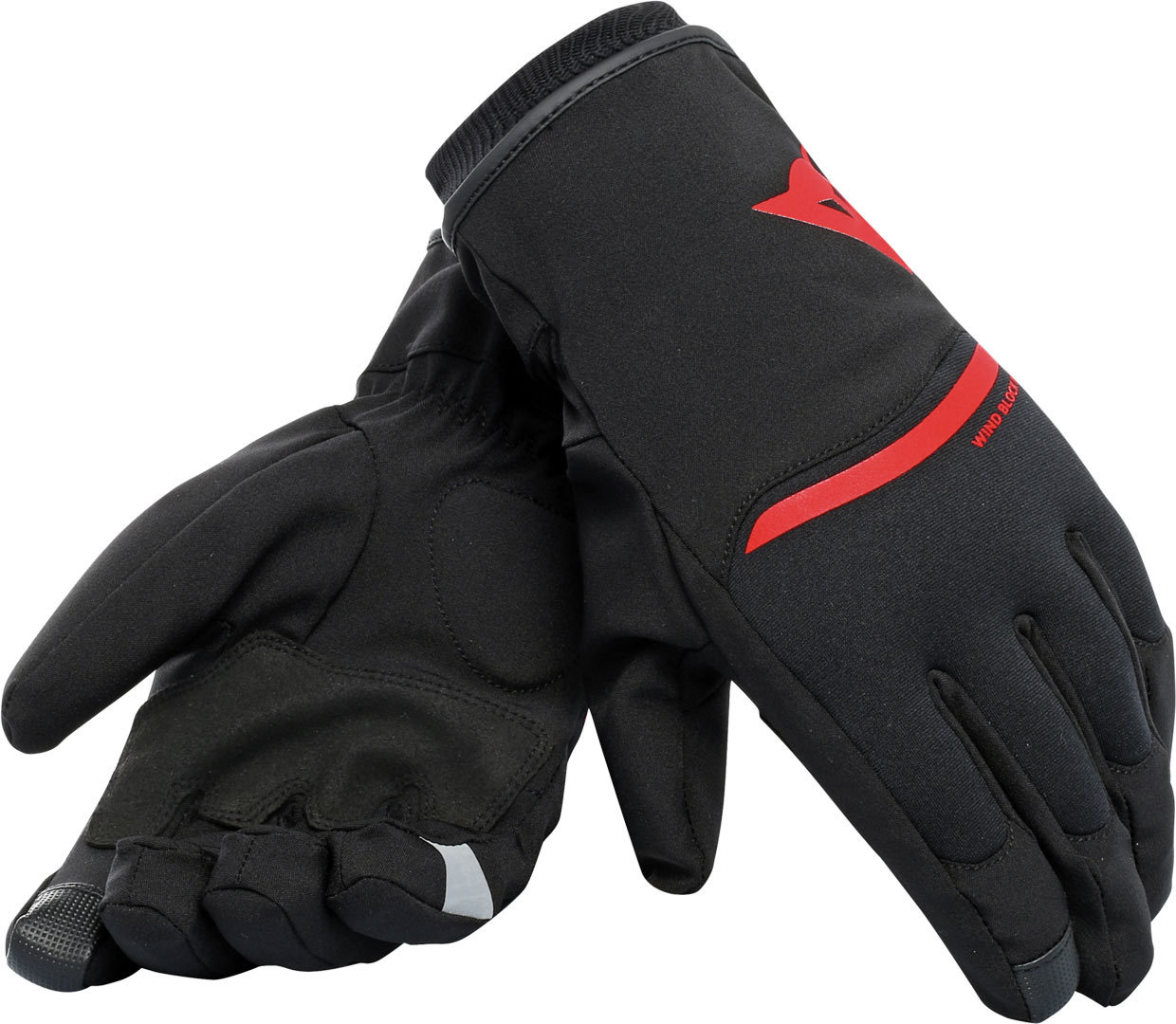 Dainese Plaza 2 D-Dry Gants Noir Rouge 2XL